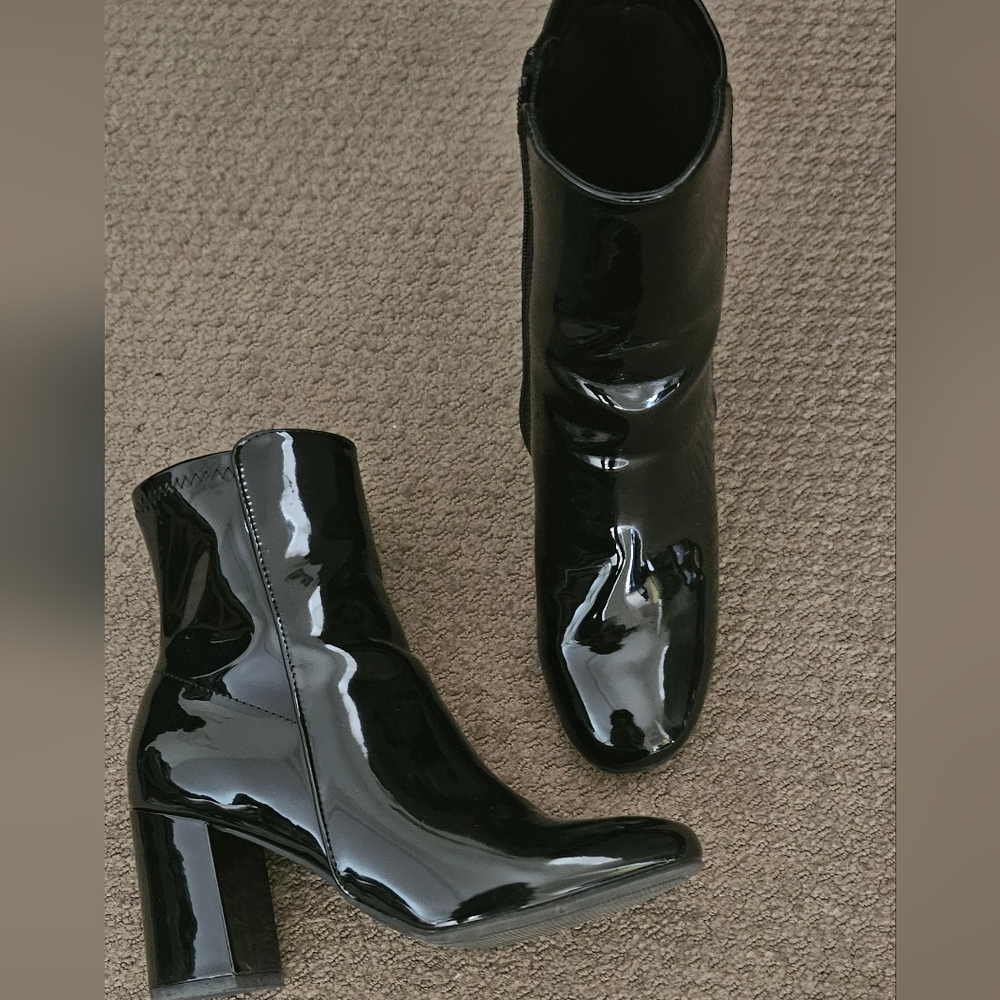 Patent leather Boots